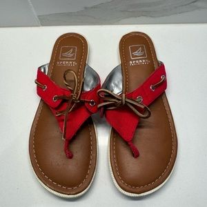 SPERRY - Red Top-Sider Sandals
